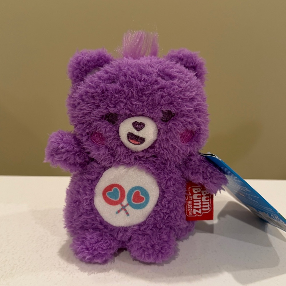 NWT 4.5” Share Bear Care Bears Bumbumz by Russ